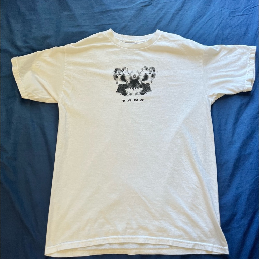 Vans “Rorschach” Graphic White Tee Shirt
